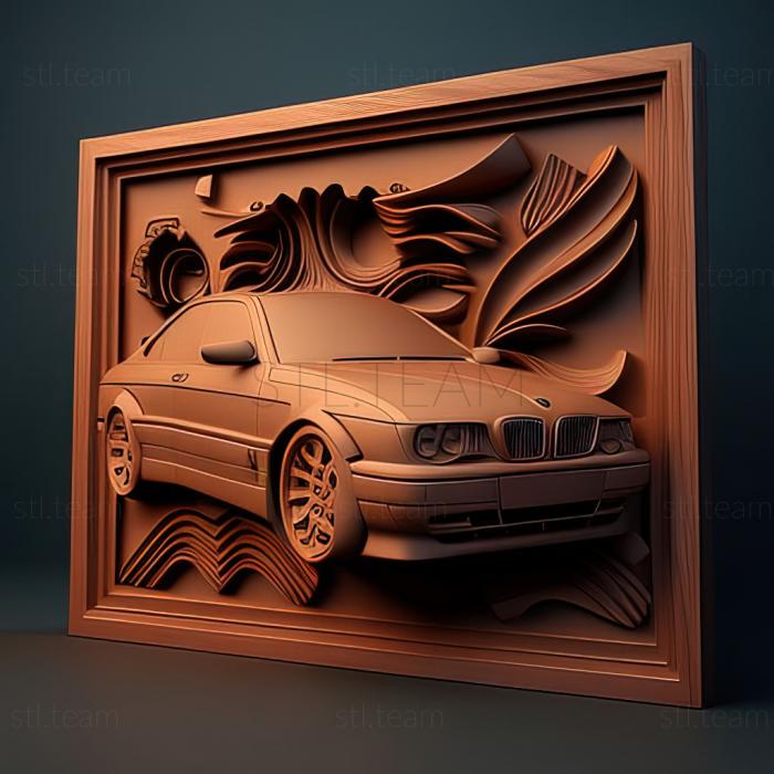 3D модель BMW E39 (STL)